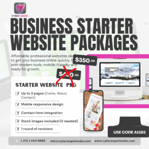 Small Business Starter Website Design Package – Mobile-Friendly 3-Page Site for Only $350